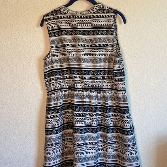 Jolie western dress Boho aztec tribal tank button up 8 women geometric - Picture 9 of 10